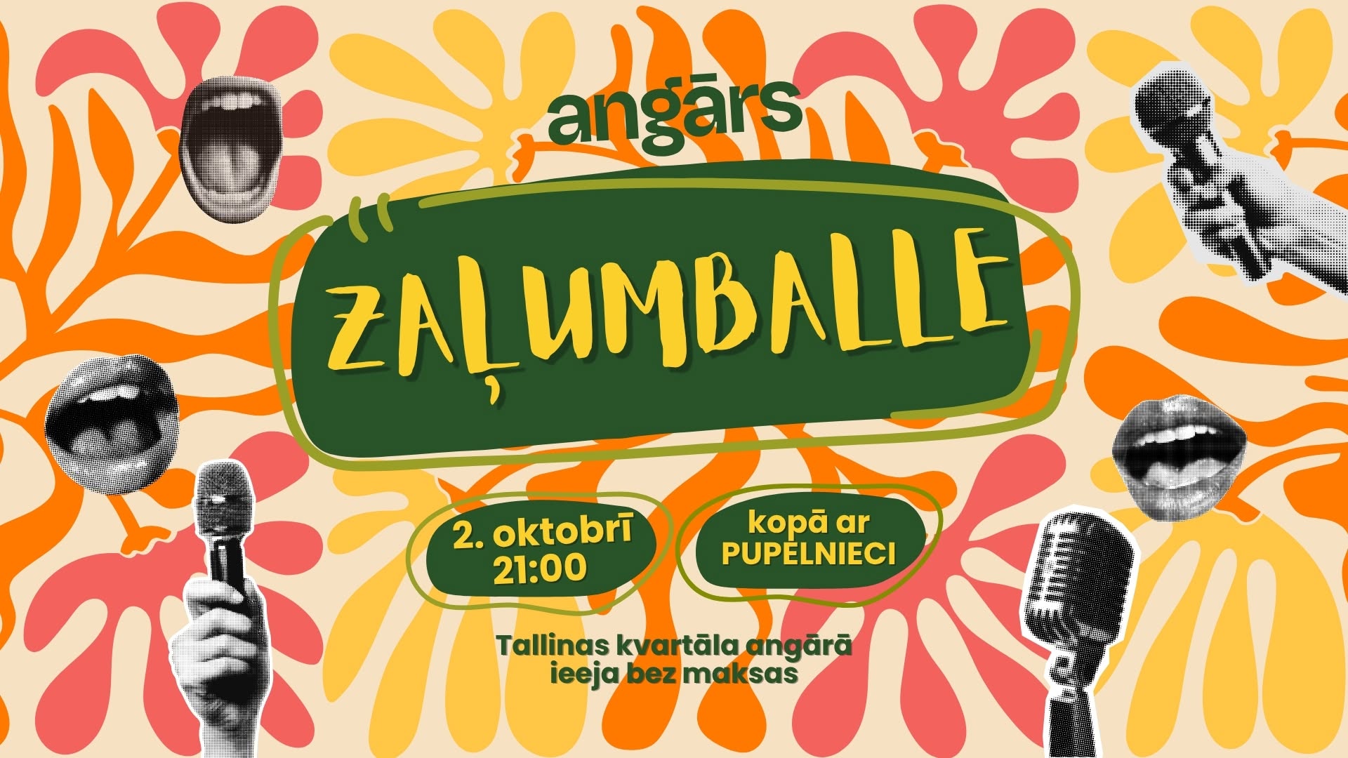 ZAĻUMBALLE ar Pupelnieci 2.10. angārā