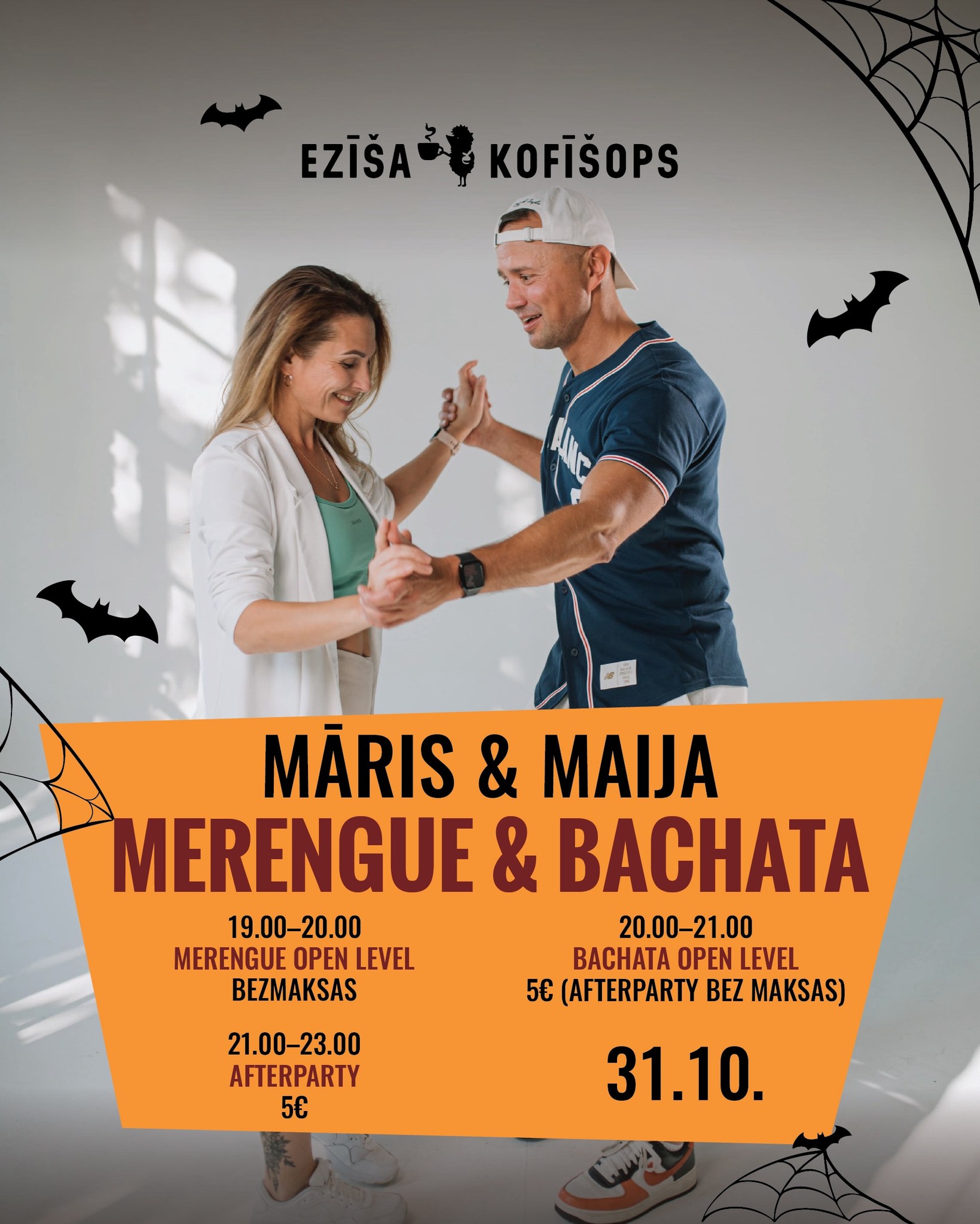 MERENGUE & BACHATA Ezīša Kofīšops