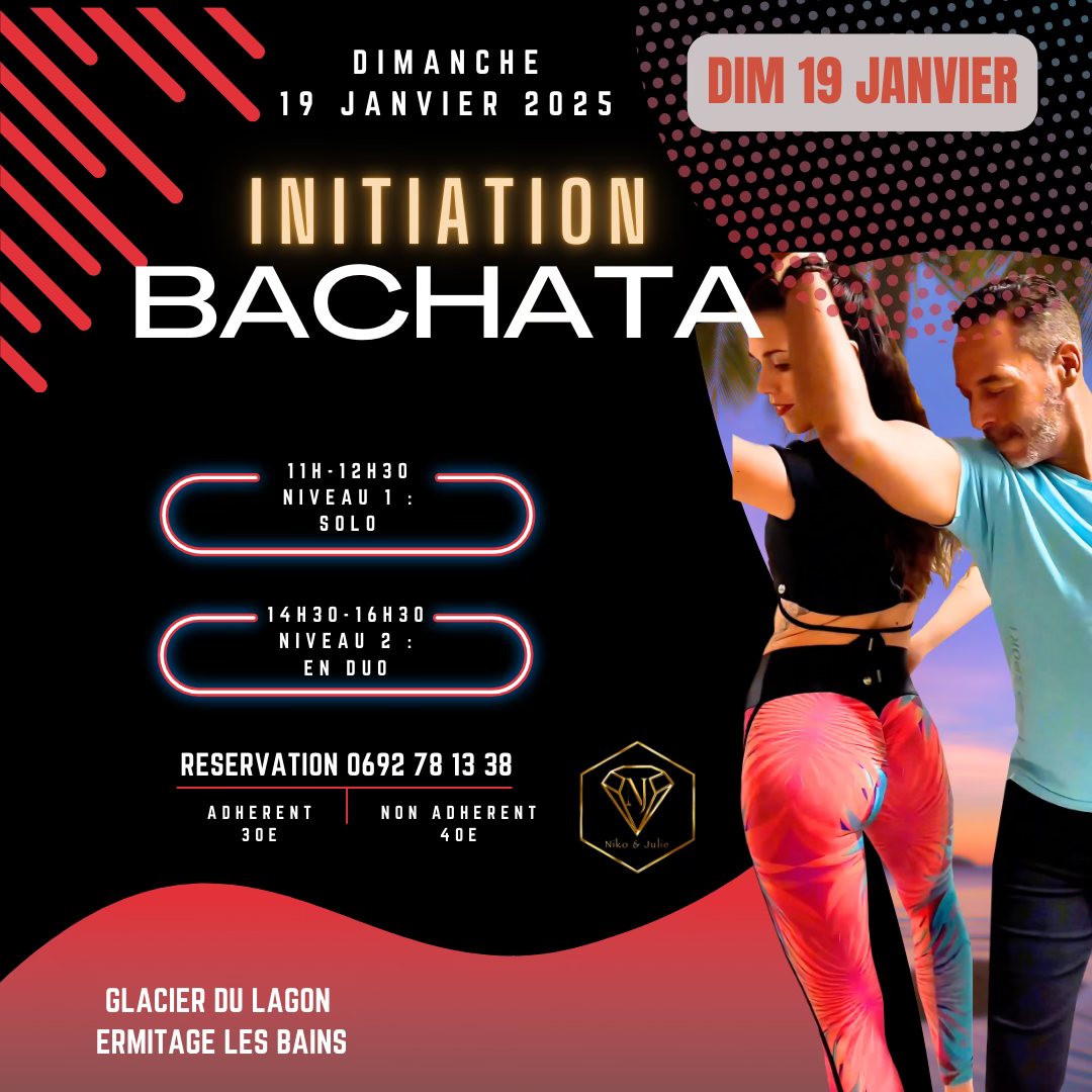 Journée Initiation à la Bachata : Spécial DÉBUTANT (dim 19 janvier)