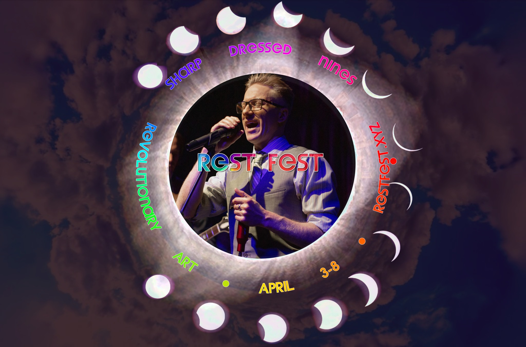 Blues Dinner & Dance in the Dark with Sharp Dressed Nines @ REST Fest 2024: Eclipse Edition