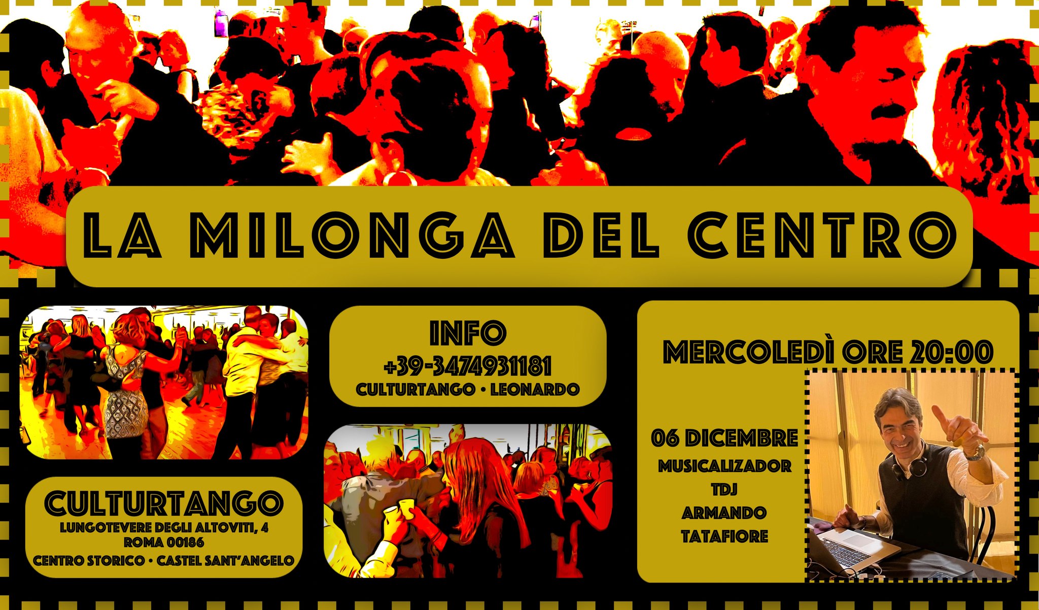 La Milonga Del Centro ππ»πΊπ» Armando Tatafiore TDJ