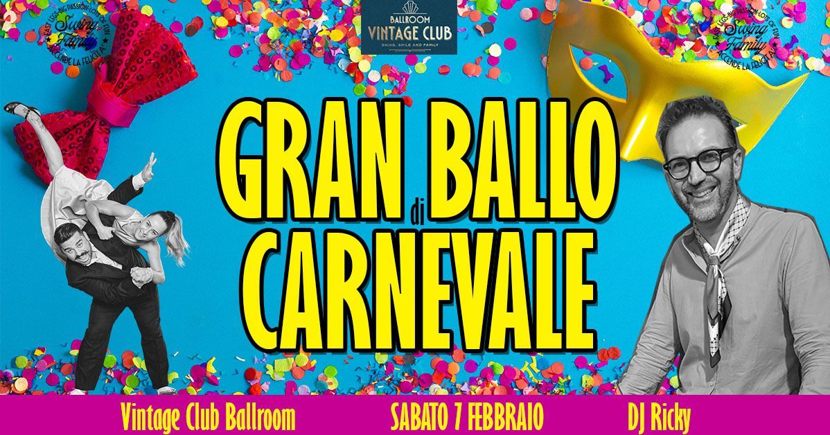 ☆GRAN BALLO SWING di CARNEVALE☆