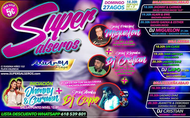 SuperSalseros En Akuarela Playa