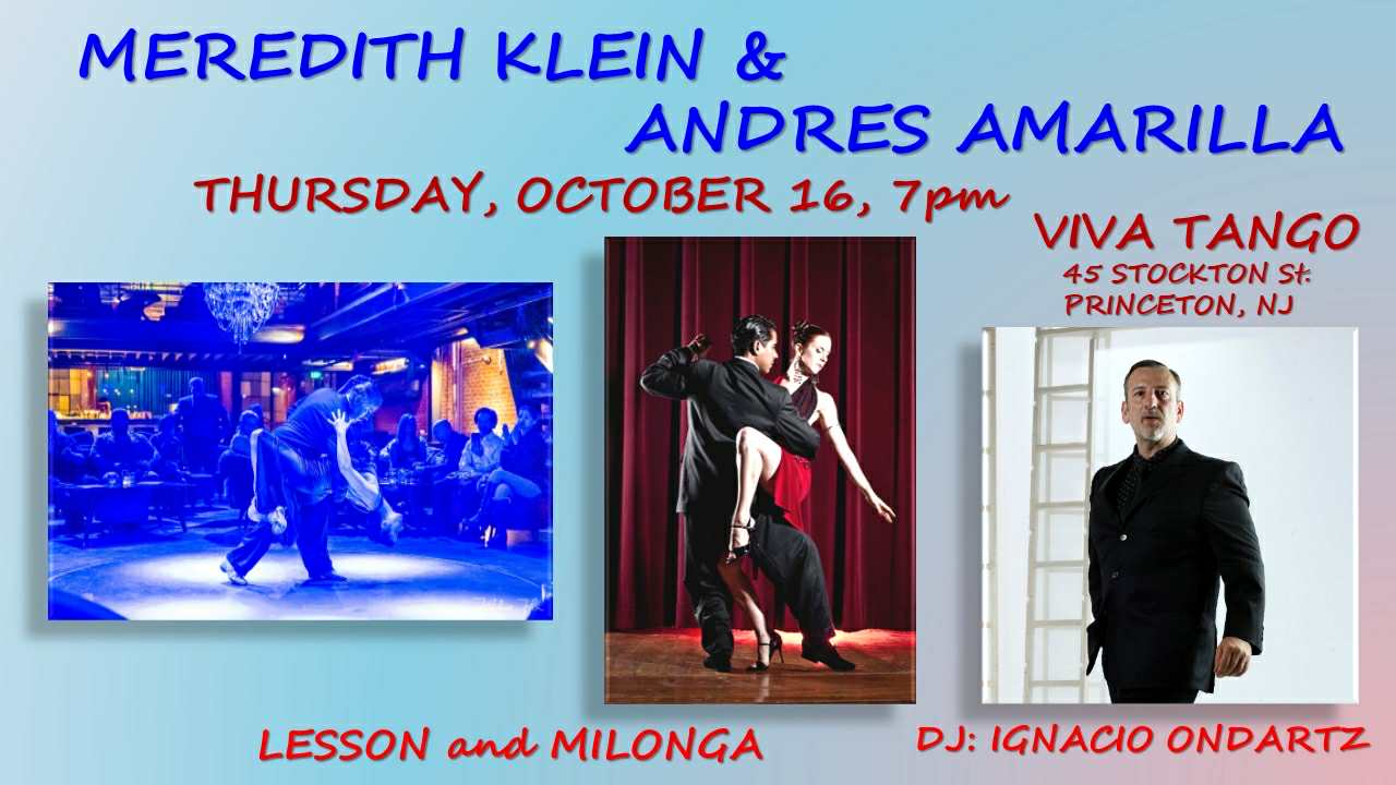 TANGO LESSON and MILONGA with DJ
