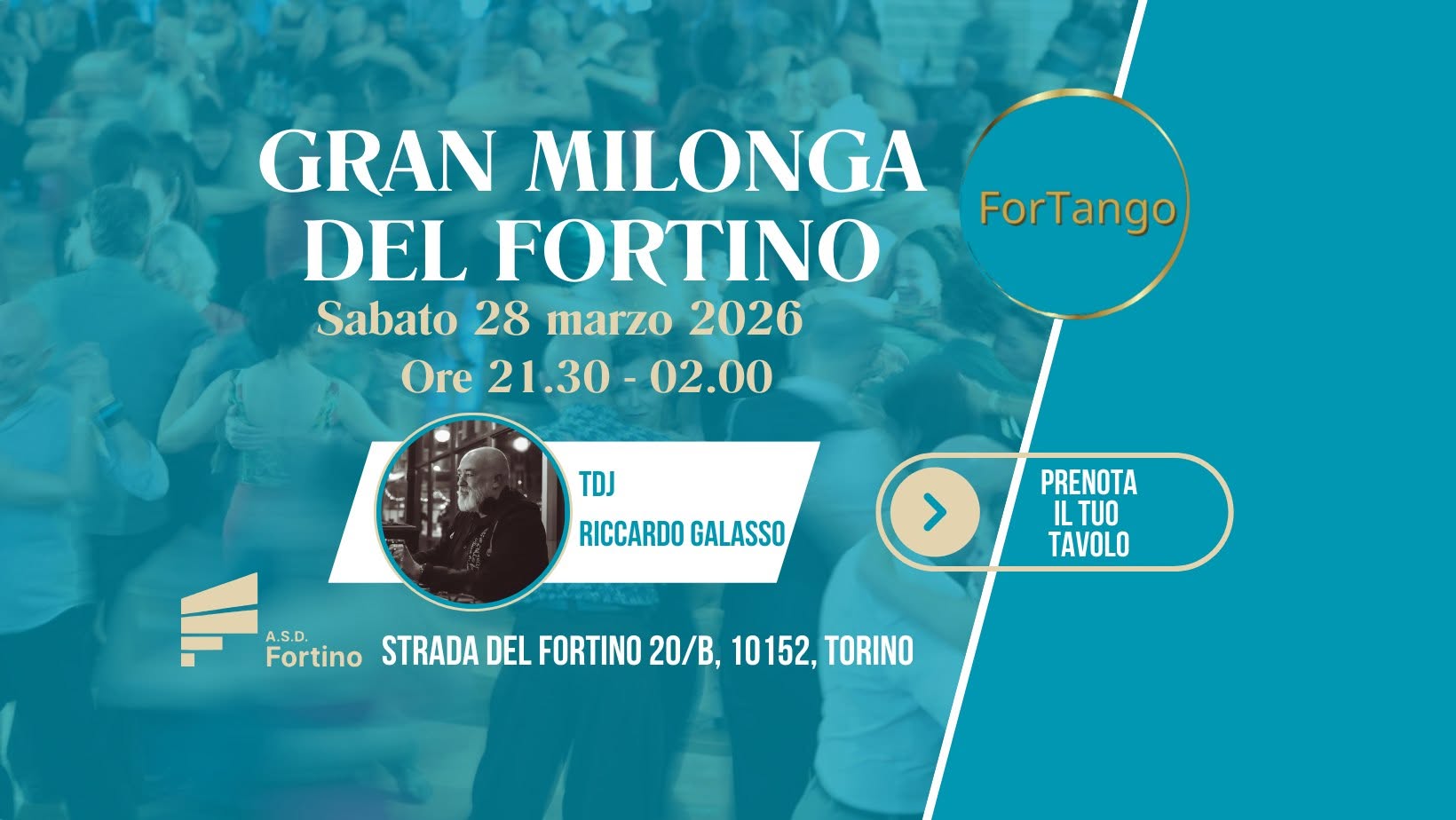 Gran Milonga Del Fortino, Tdj Riccardo Galasso