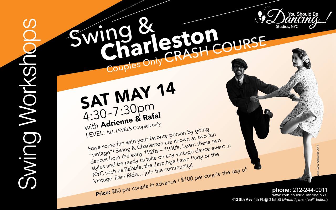 For Couples: Swing & Charleston Crash Course with Adrienne & Rafal