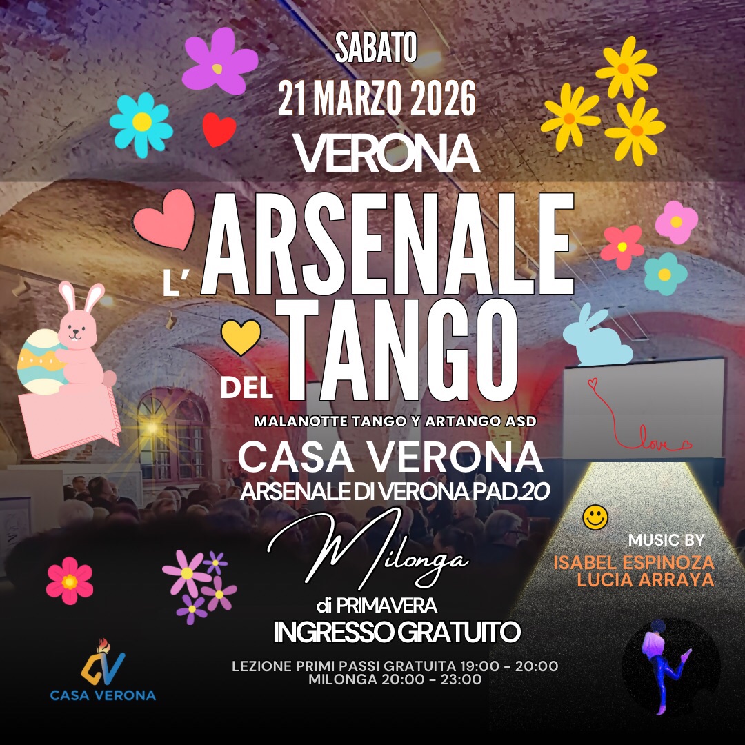 Milonga gratuita all'Arsenale di Verona - Casa Verona pad. 20