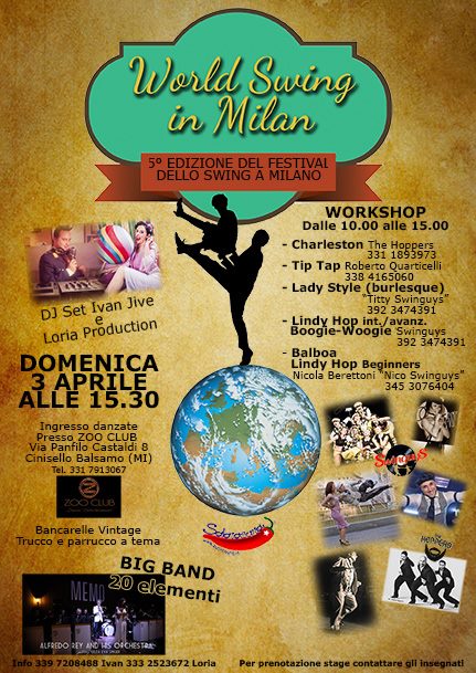 world swing in milan 5° EDIZIONE