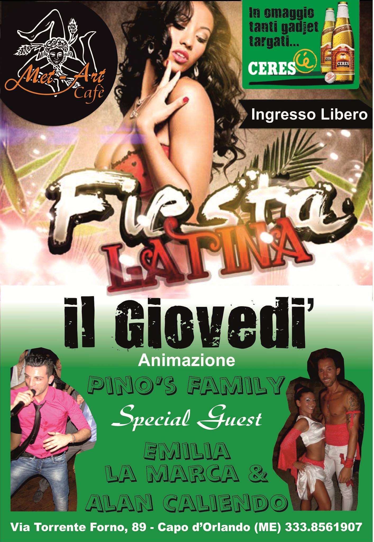 Il Giovedì Latino al "Met-Art Cafè"