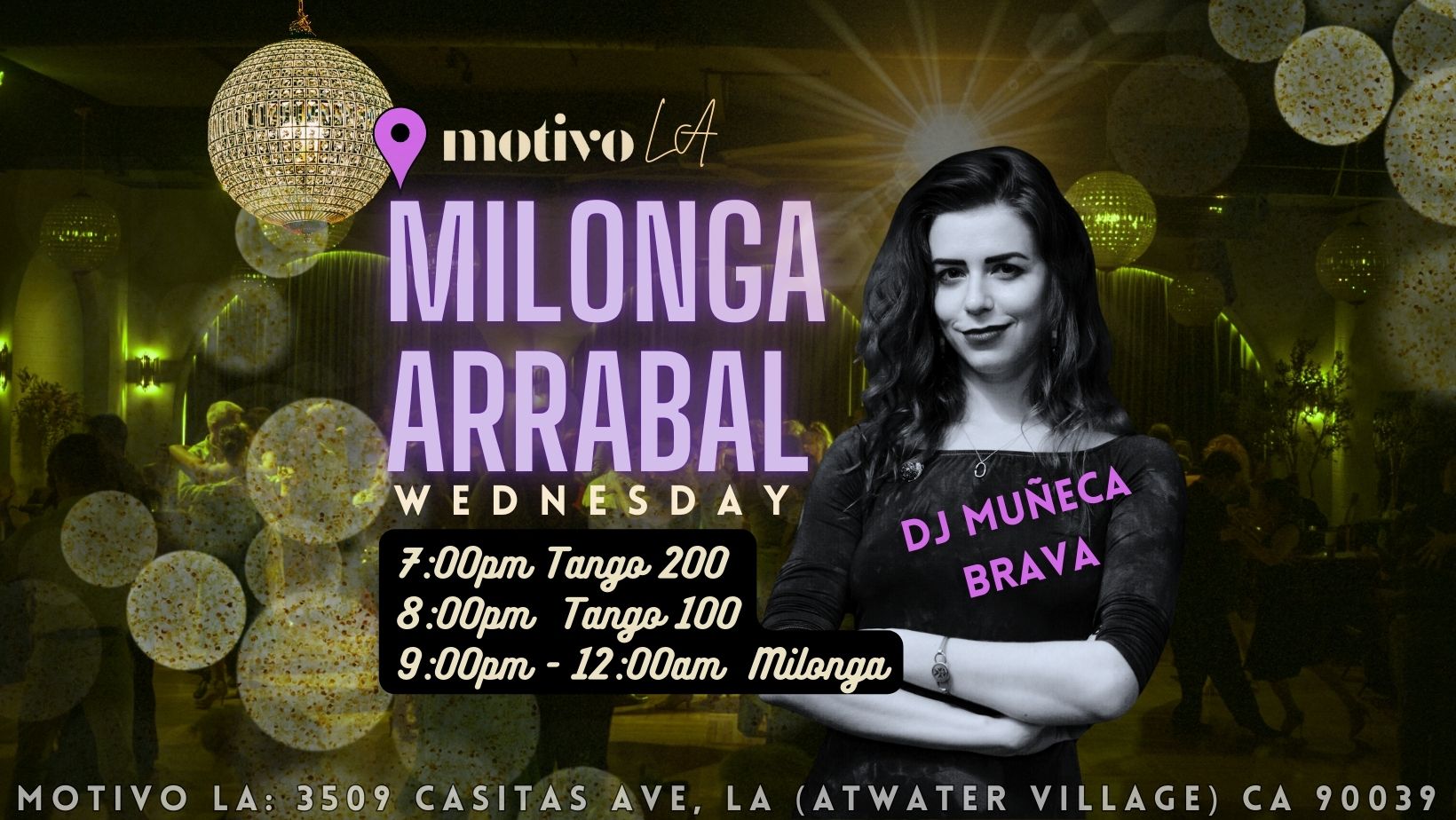 Milonga Arrabal w DJ Muñeca Brava