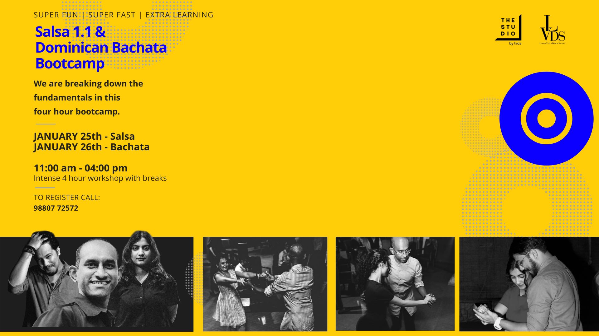 Salsa 1.1 and Dominican Bachata Bootcamp