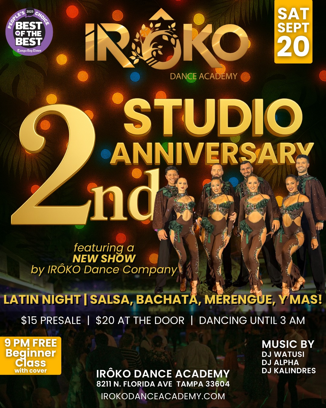 Irôko 2nd Studio Anniversary Salsa & Bachata Social