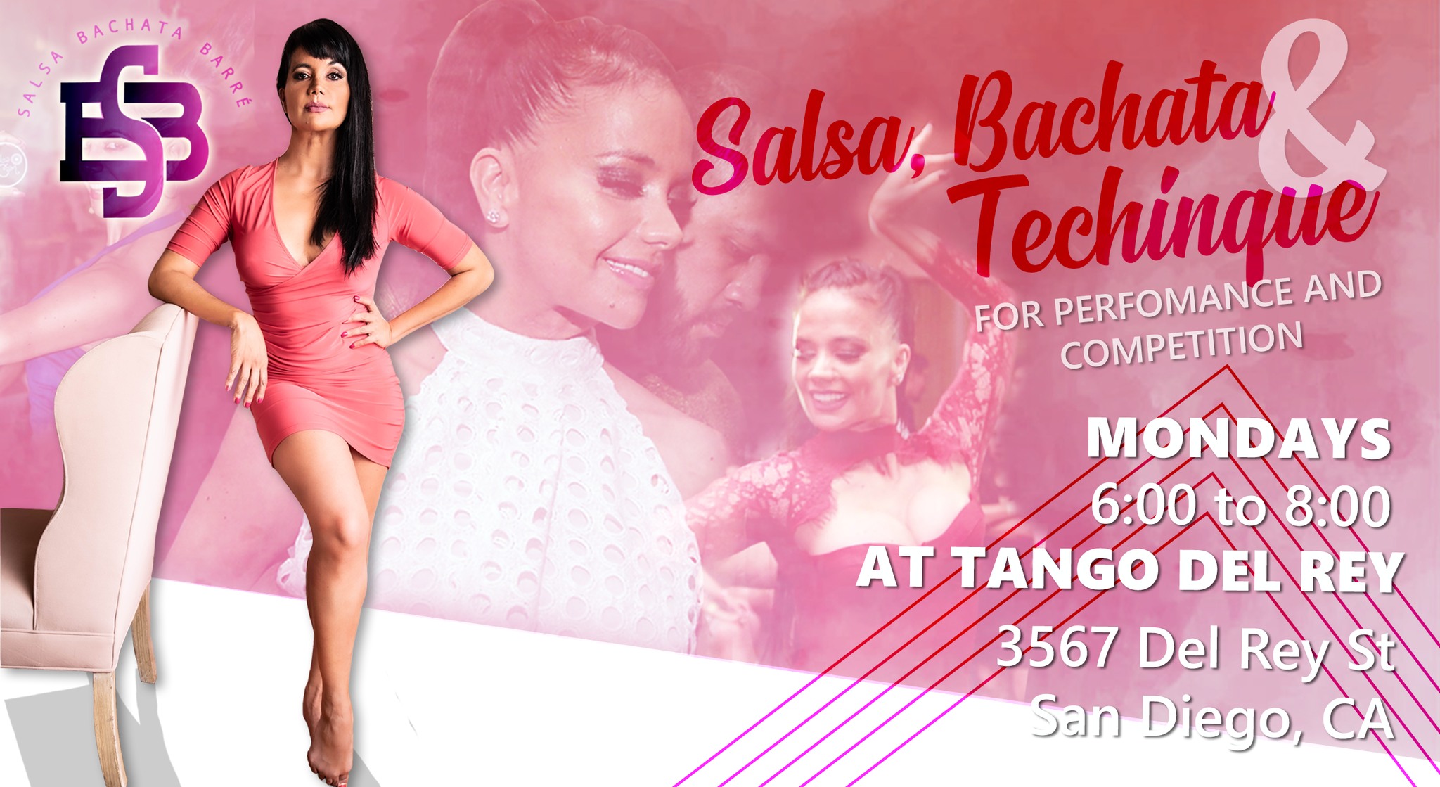 Salsa Bachata Barré for Performers and competitors