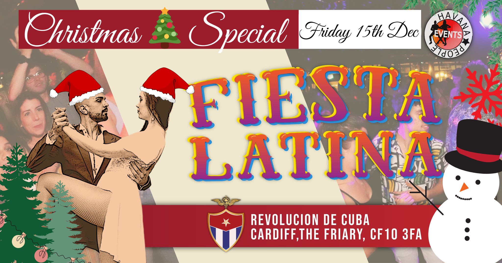 Xmas Special RevoLATINO - Friday Salsa & Bachata Party - Havana People @Revolucion de Cuba Cardiff