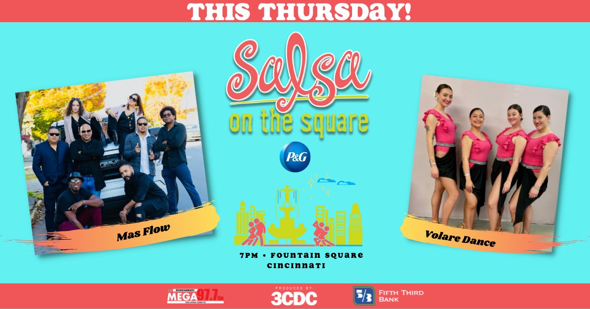 Salsa On The Square featuring Mas Flow and Volaré!