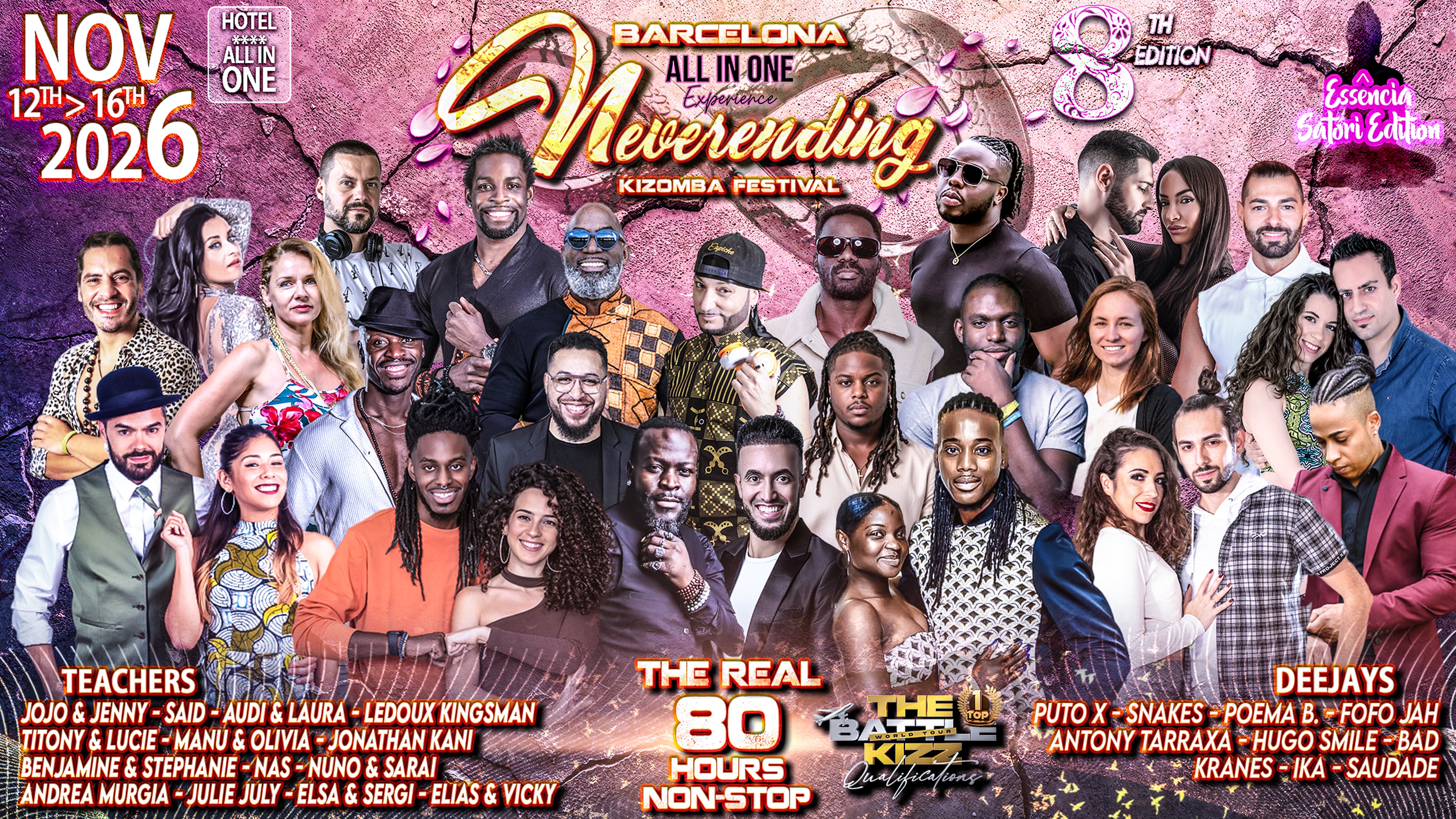 Neverending Kizomba Festival BARCELONA 2026 - 8th Ed.