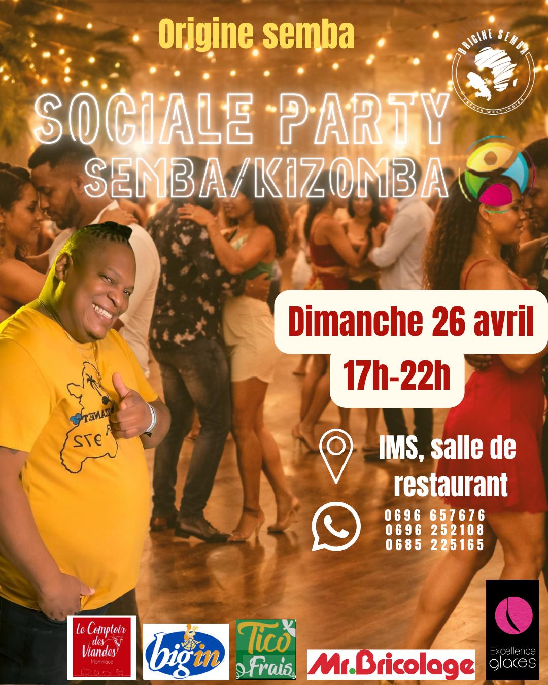 SOCIALE KIZOMBA SEMBA BY ORIGINE SEMBA