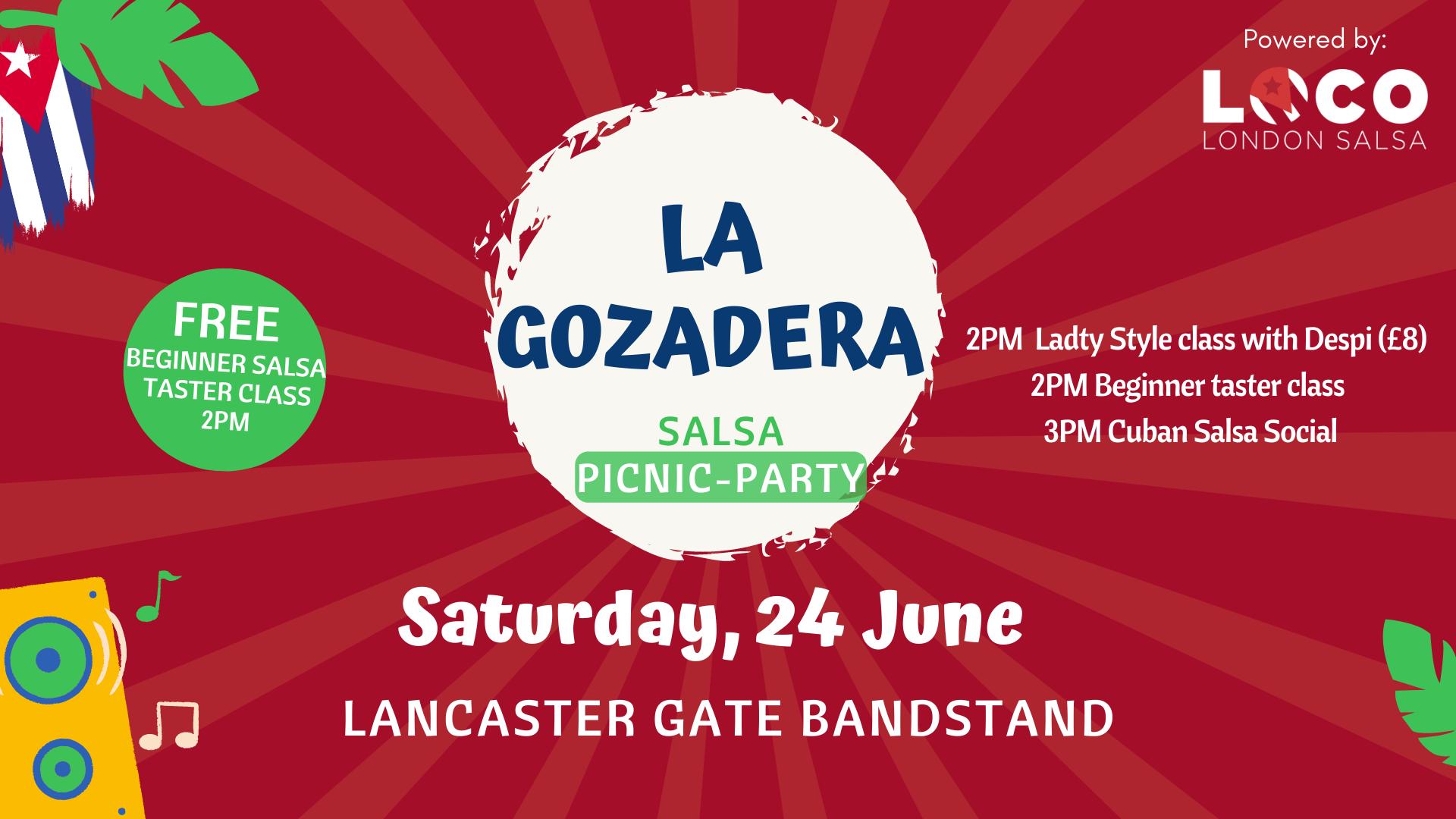La Gozadera Salsa Picnic & Party in London