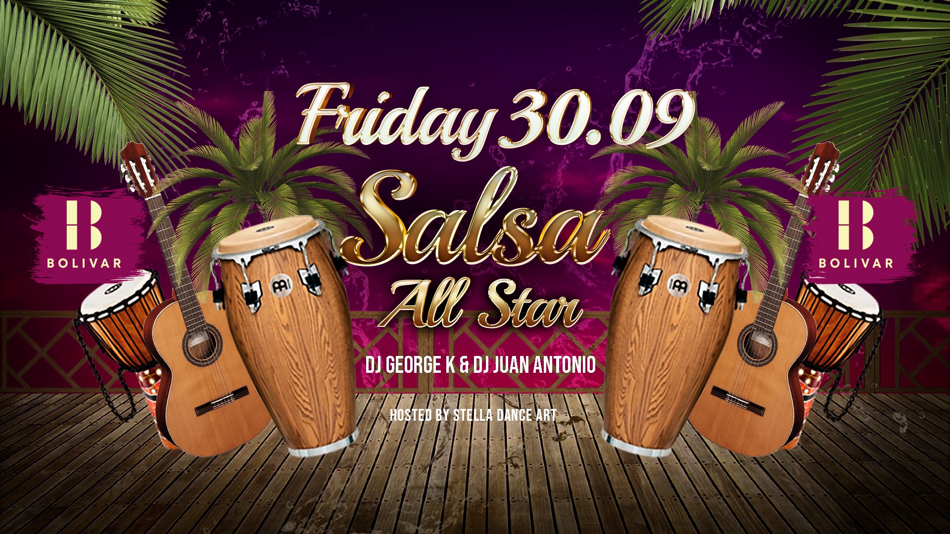 ★ All Star Salsa Friday I Sep 30 Bolivar ★