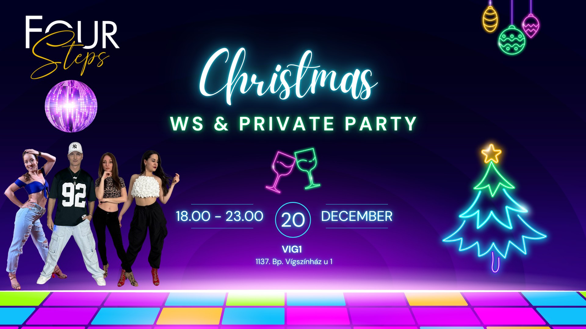 FOUR STEPS KARÁCSONYI PARTY (2025.12.20)
