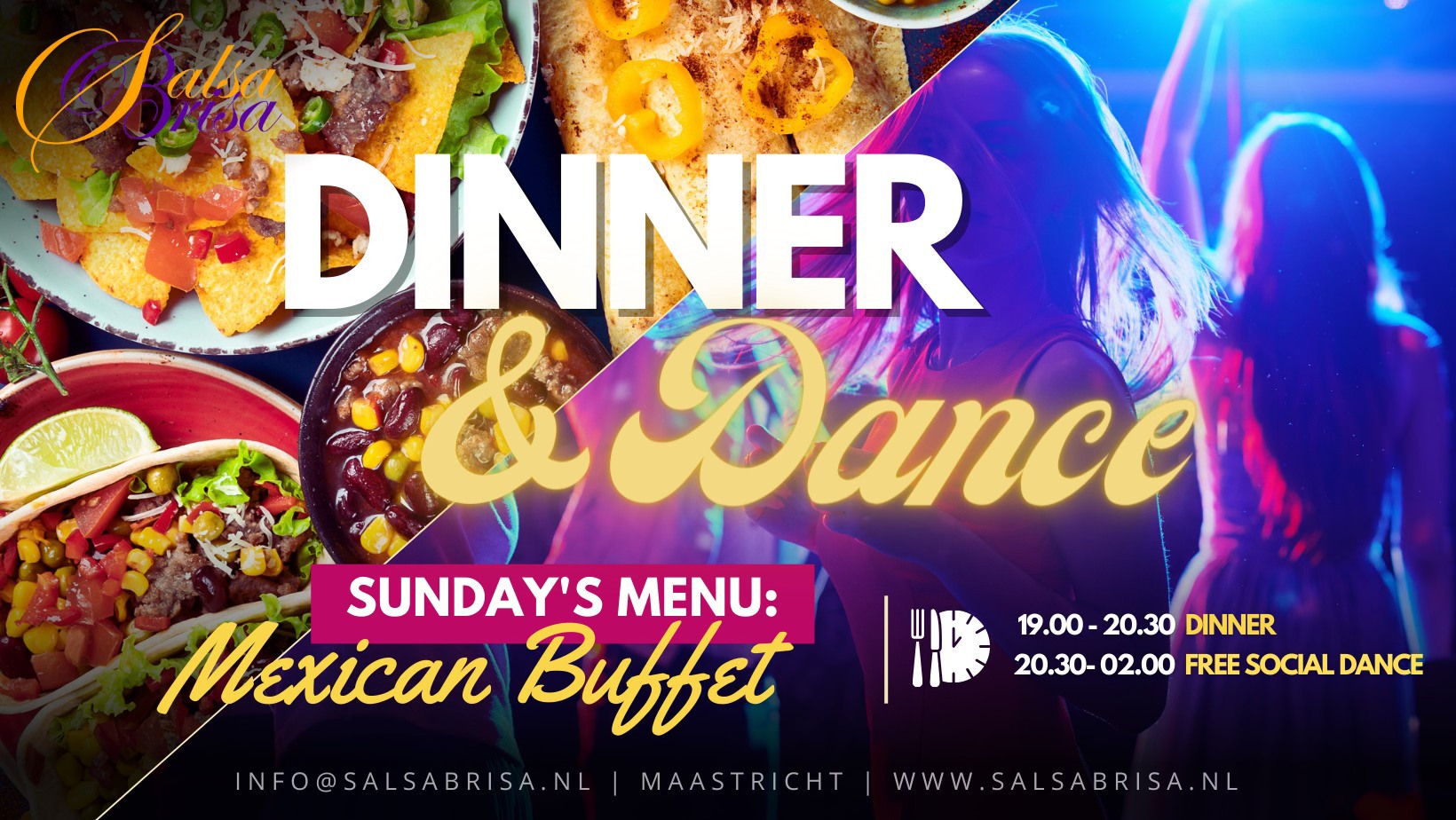 Dinner & Dance Mexican Buffet I DJ ANGELO🎧