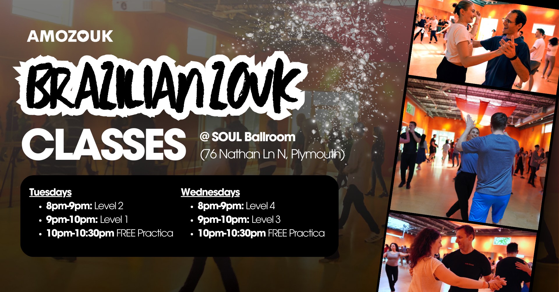 Tuesday Zouk Classes with AmoZouk