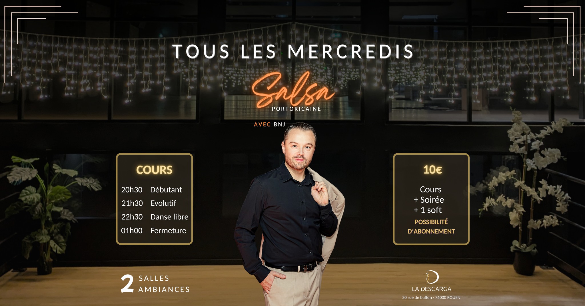 Les Mercredis Salsa Portoricaine à la Descarga