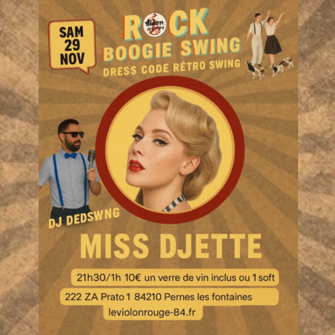 Soirée Rock Boogie Swing Le Violon Rouge