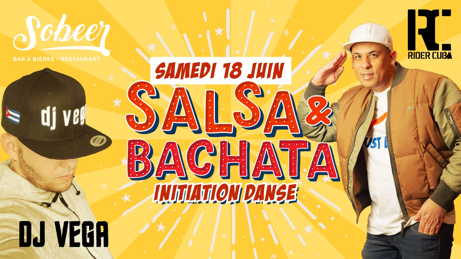 INITIATION DANSE LATINE by RIDER CUBA&DJ VEGA