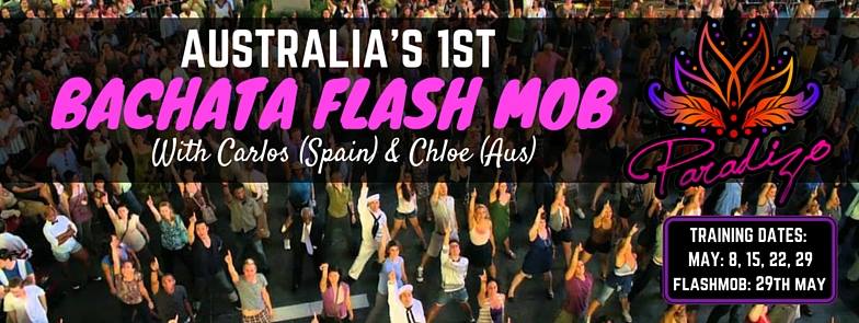 AUSTRALIA'S FIRST BACHATA FLASH MOB with Carlos and Chloe!