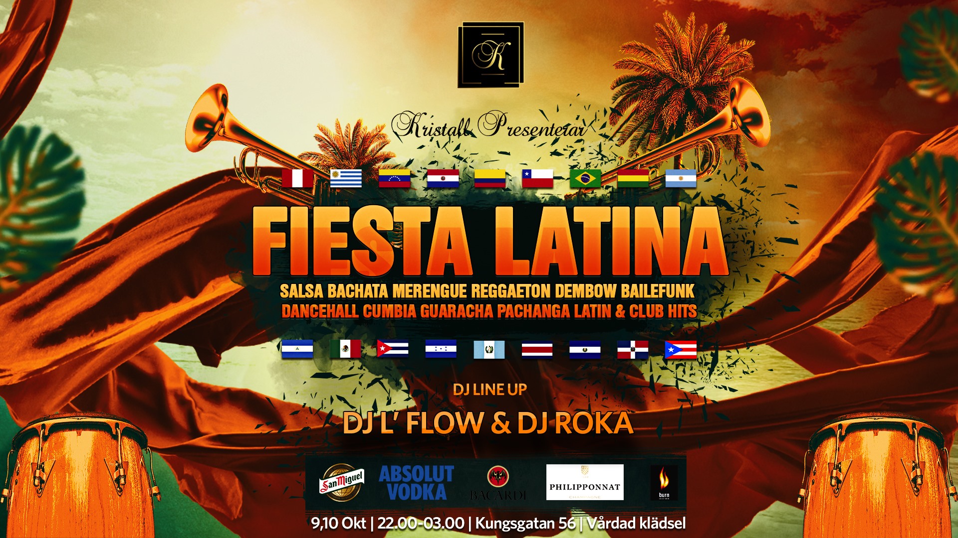 Fiesta Latina mitt i stan!