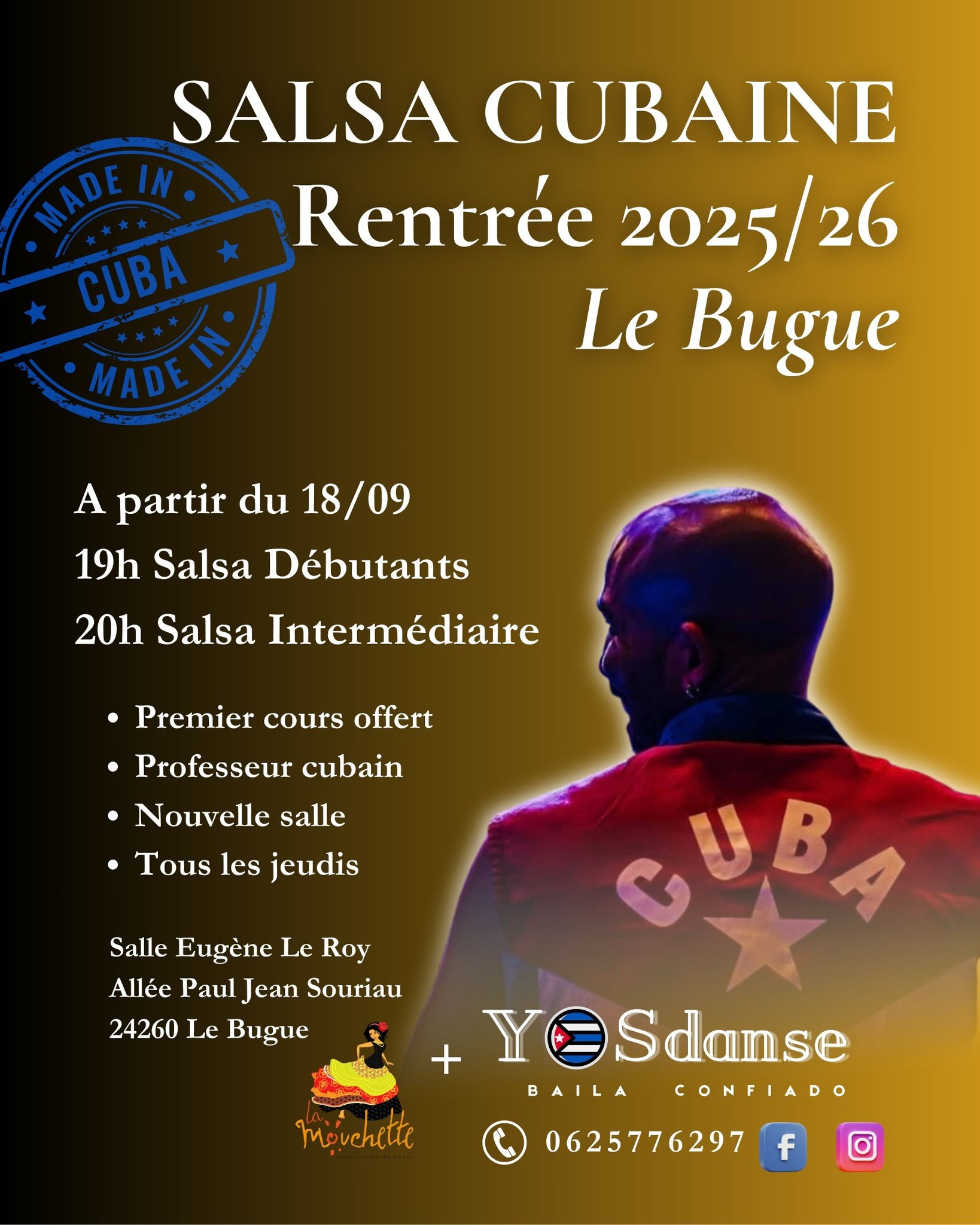 Nouveau Cours de Salsa au Bugue