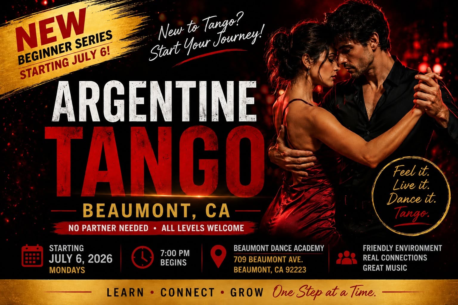 Argentine Tango Beginners Series. Intro to Tango.