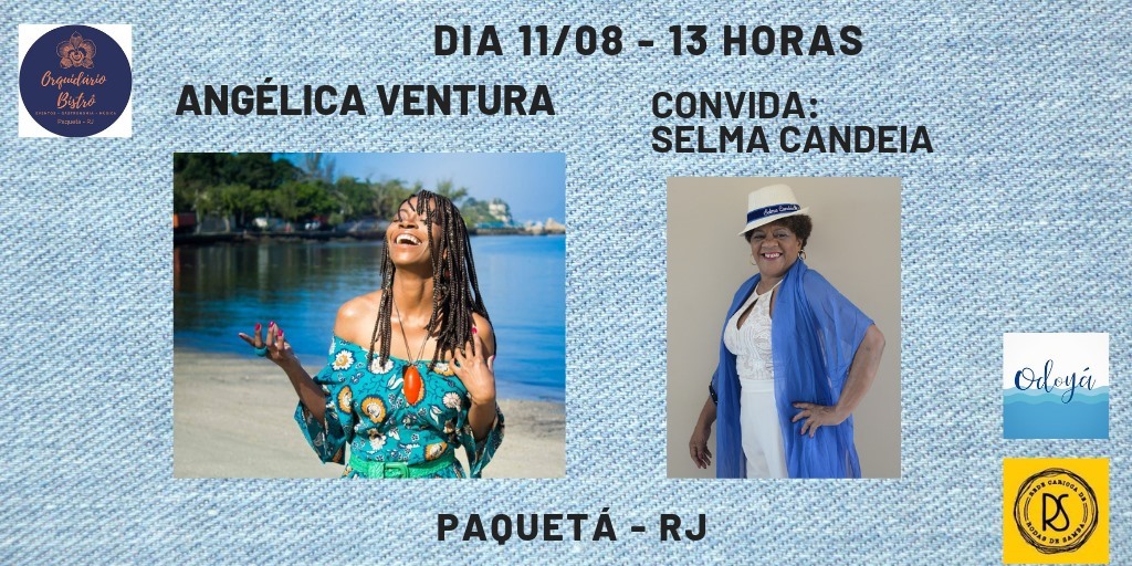 Angelica Ventura no Orquidário Bistrô-Ed. Clara Nunes e Candeia
