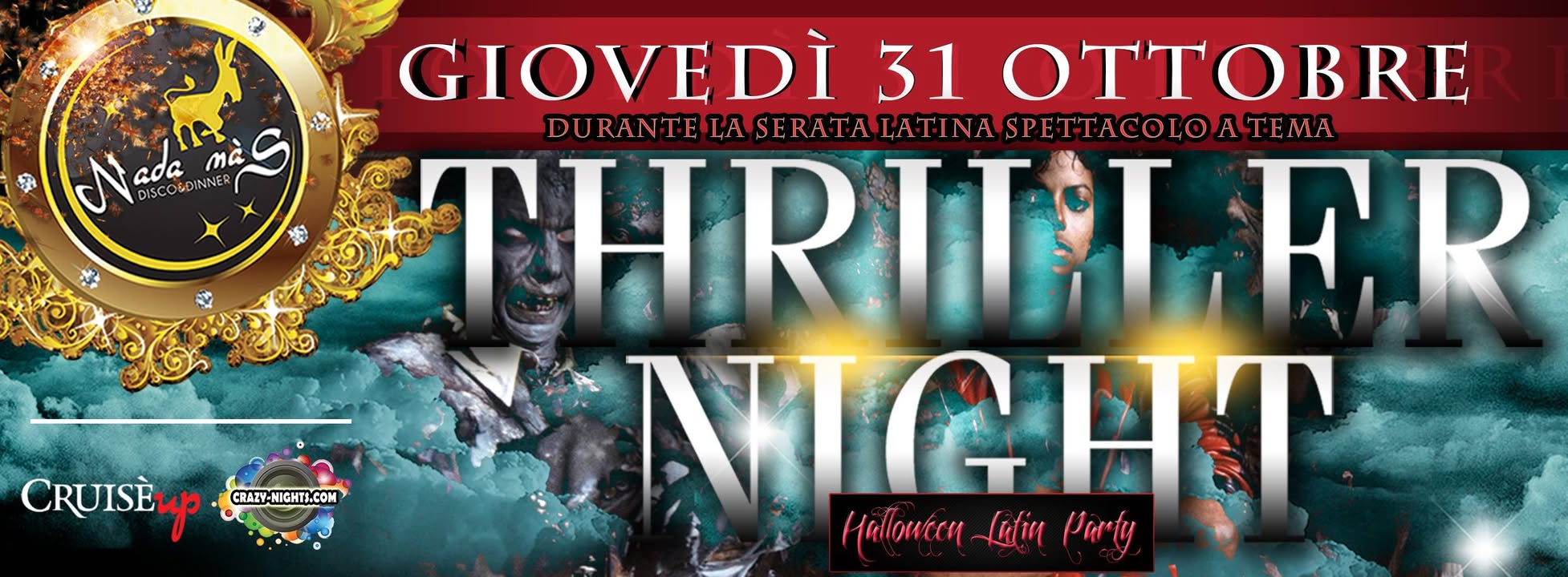 HALLOWEEN LATIN PARTY ☠ NADA MAS ☠ THRILLER NIGHT