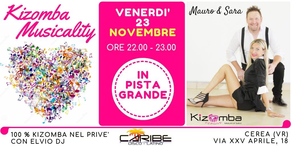 Lezione di Kizomba Musicality in pista grande