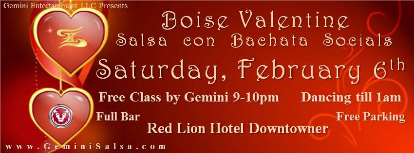 Red Lion Hotel Valentine Salsa con Bachata Socials
