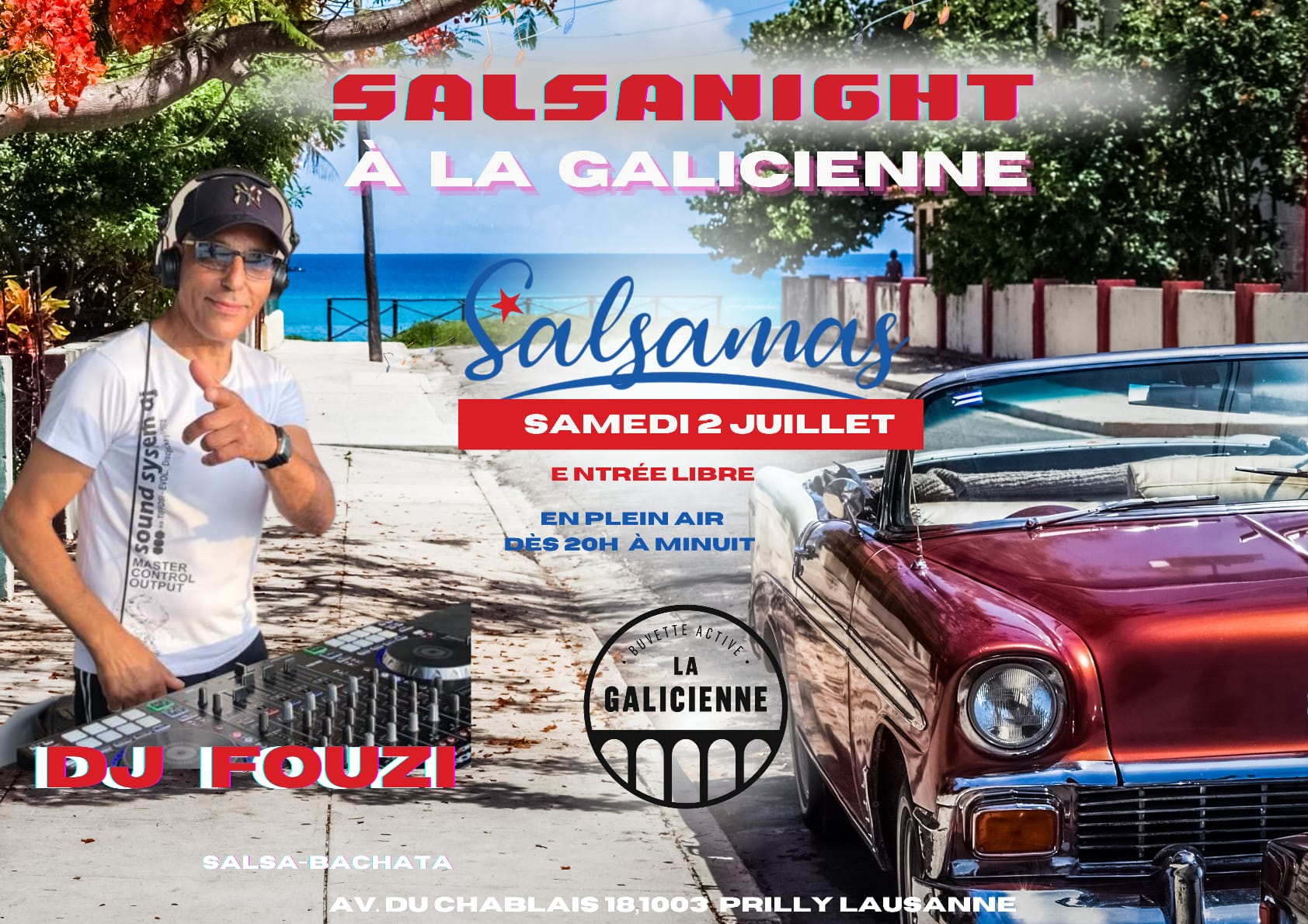 Salsanight à la Galicienne en plein air avec Salsamas