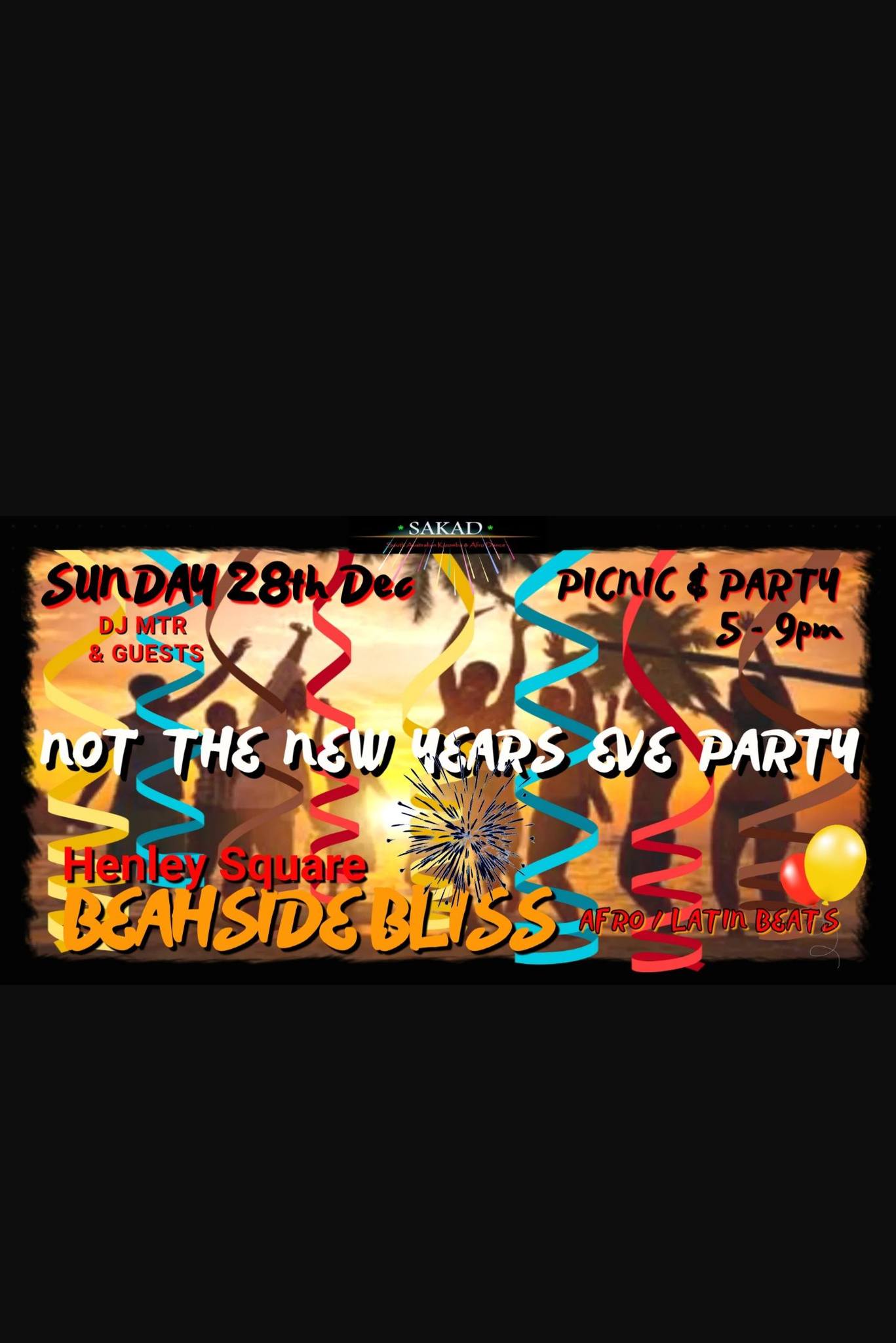 BEACHSIDE BLISS NOT THE NEW YEARS EVE PARTY