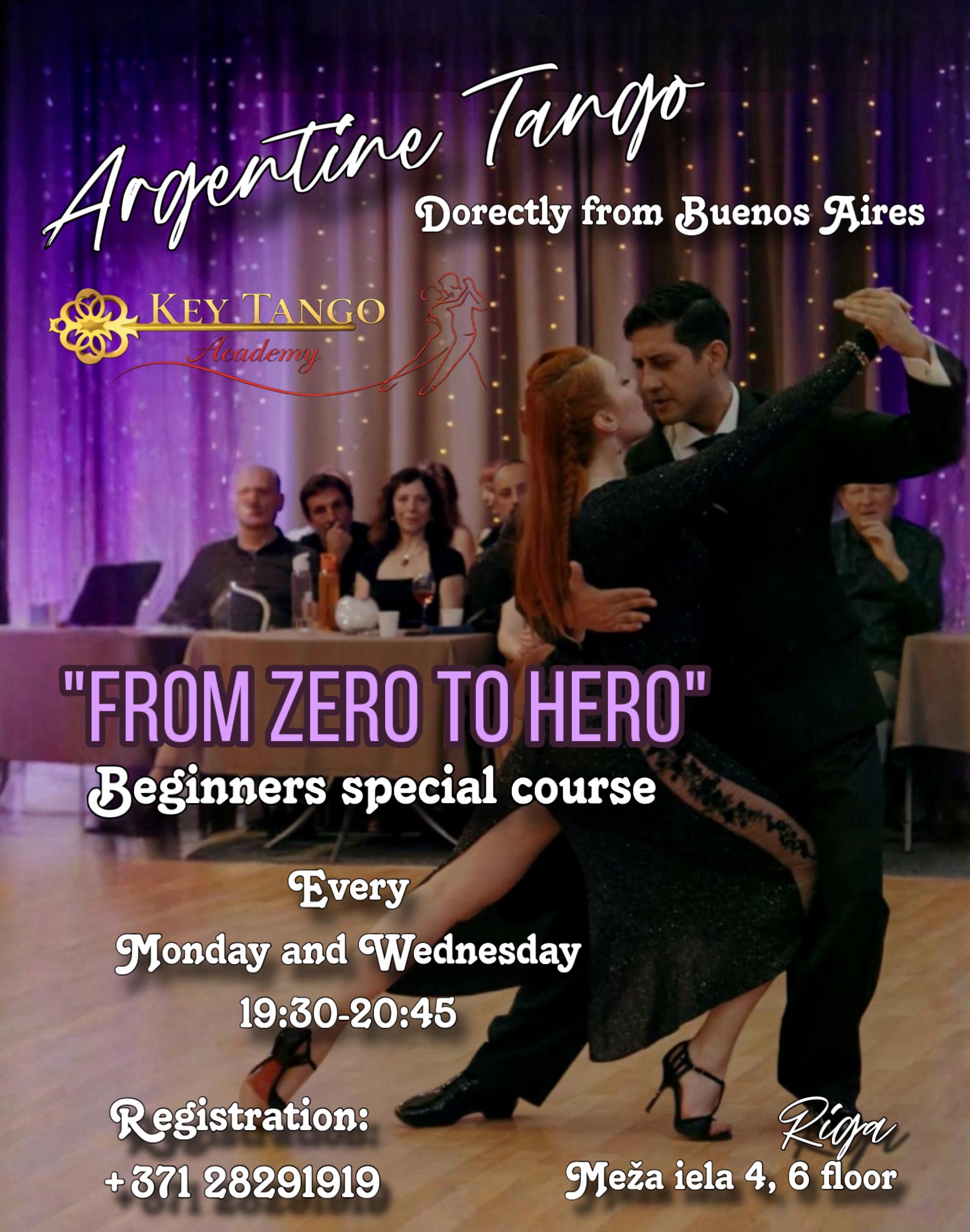 “From Zero To Hero” Argentine Tango Beginners course