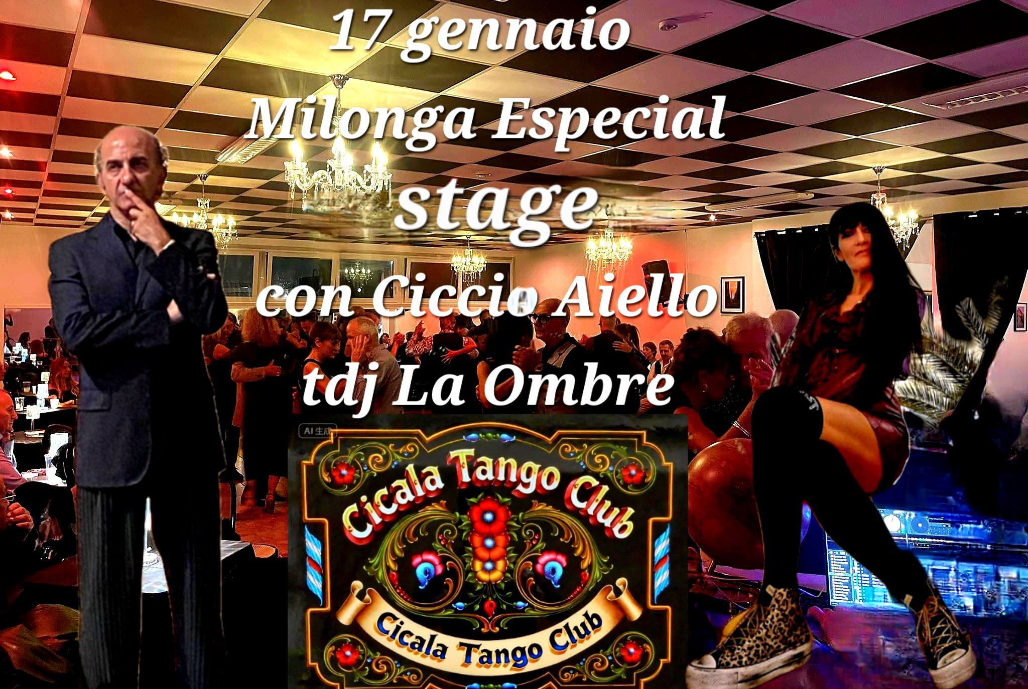 CICALA MILONGA ESPECIAL STAGE CON CICCIO AIELLO TDJ LA OMBRE