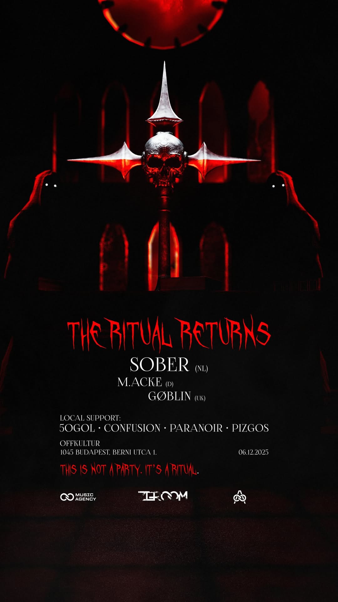 ZEROOM Pres. THE RITUAL RETURNS SOBER GØBLIN M.ACKE