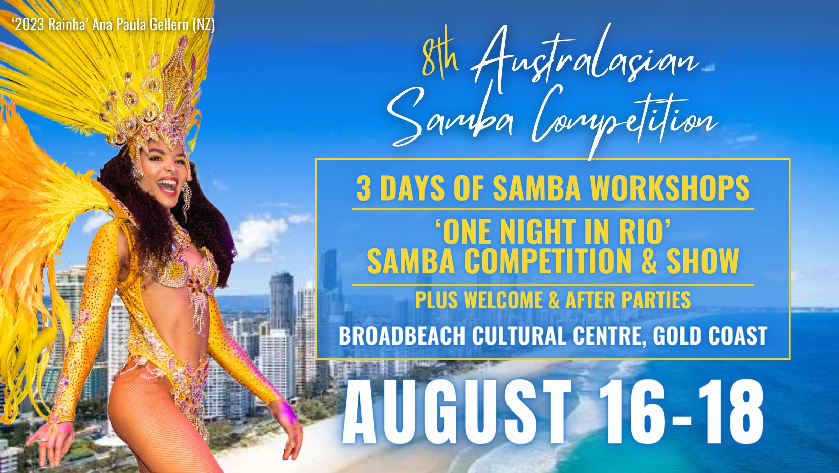 8th Australasian Samba Competition + Workshop Weekend
