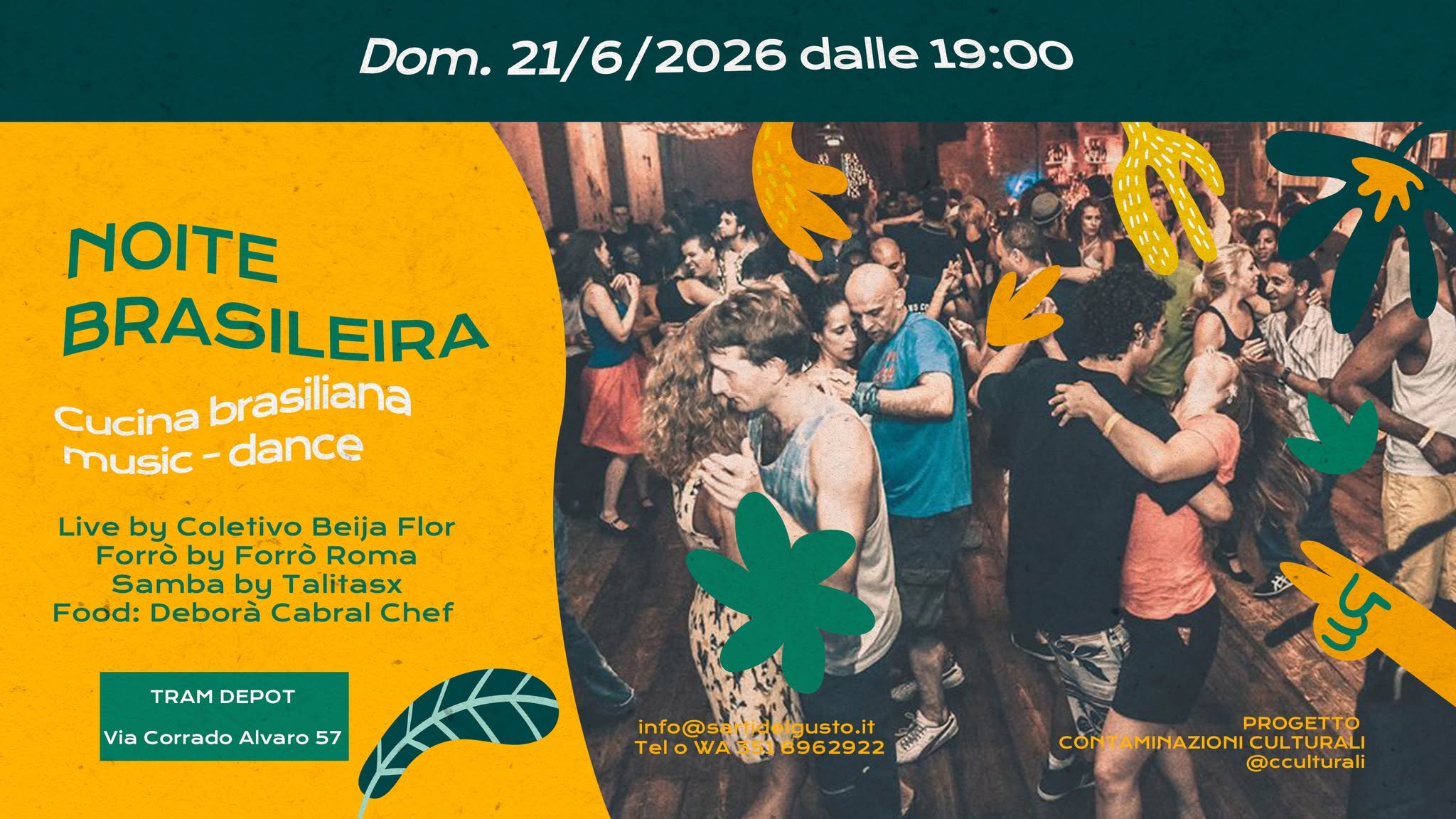 Noite Brasileira - Cucina - Musica - Balli Brasiliani