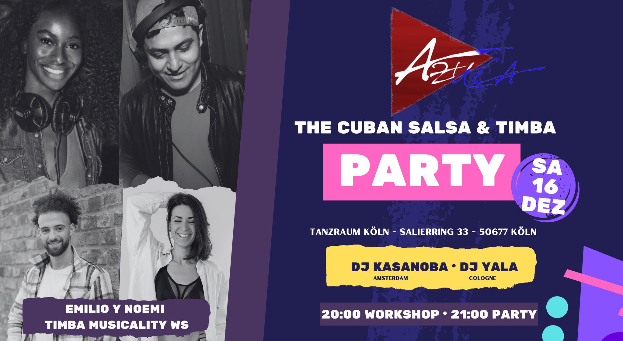 AZUCA The Cuban Salsa & Timba Party tanzraum Köln
