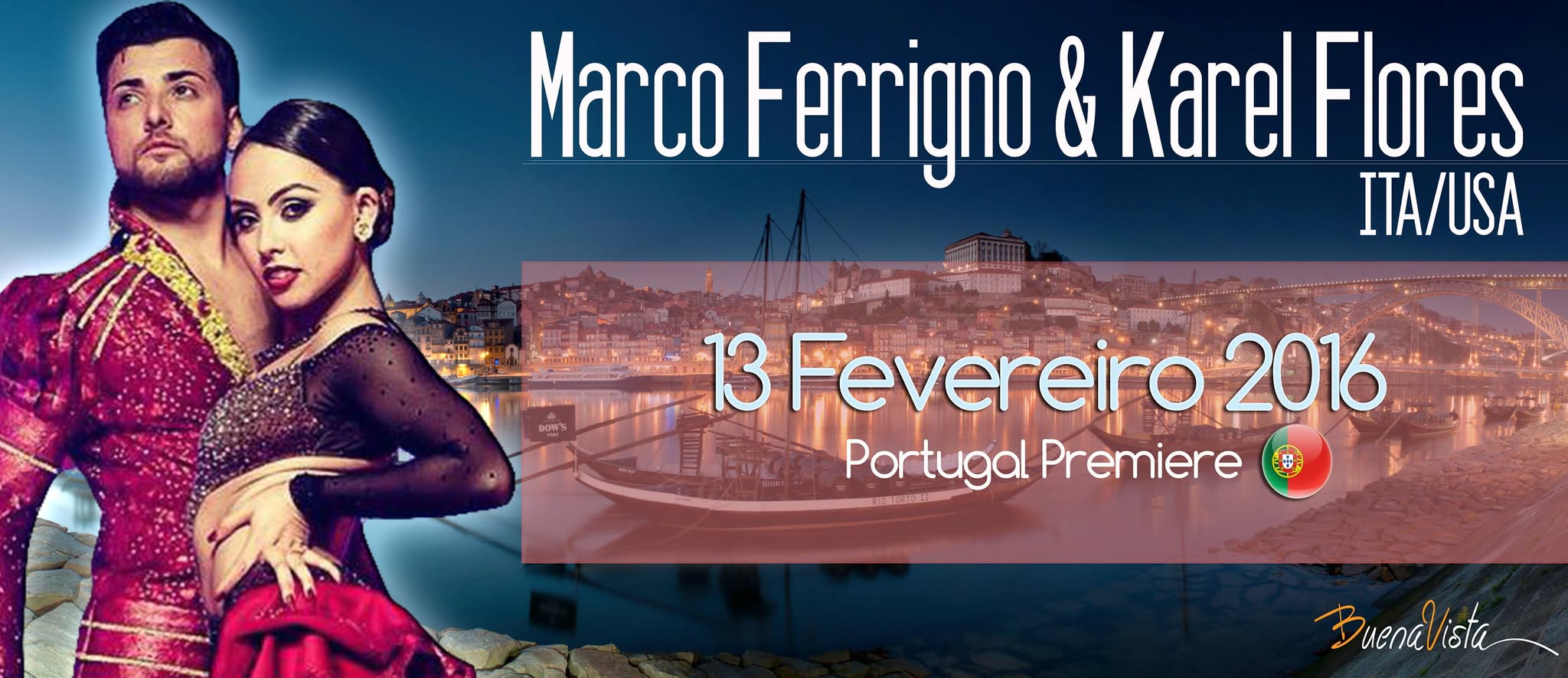 Marco Ferrigno & Karel Flores em Portugal - Workshops e Show 12 e 13 Fevereiro 2016