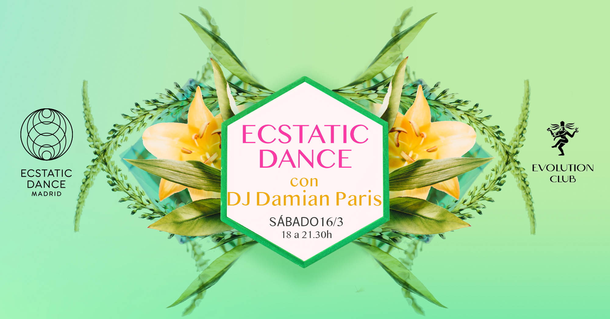 INAUGURACION NUEVA SALA! ECSTATIC DANCE MADRID - DJ DAMIAN PARIS & INDIOS BETA