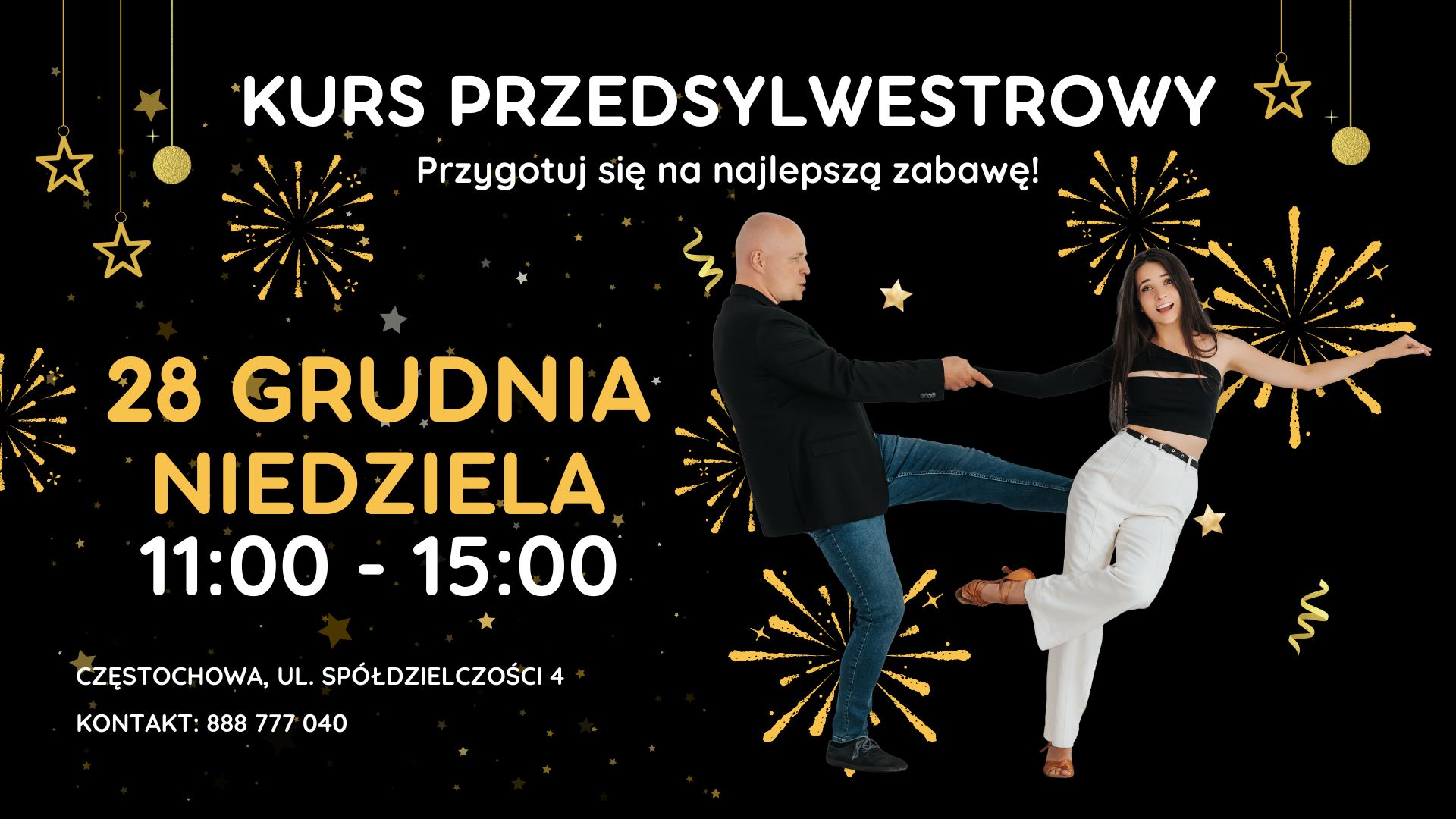 Przedsylwestrowy kurs Tańca Użytkowego