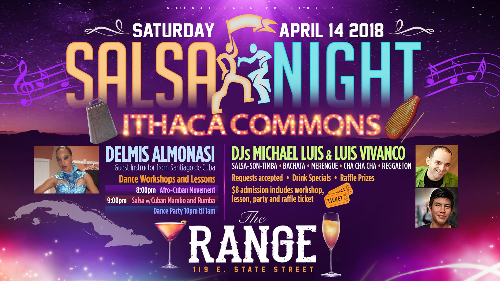 SALSA NIGHT at The Range with Guest Cuban Instructor, DJ & Prizes