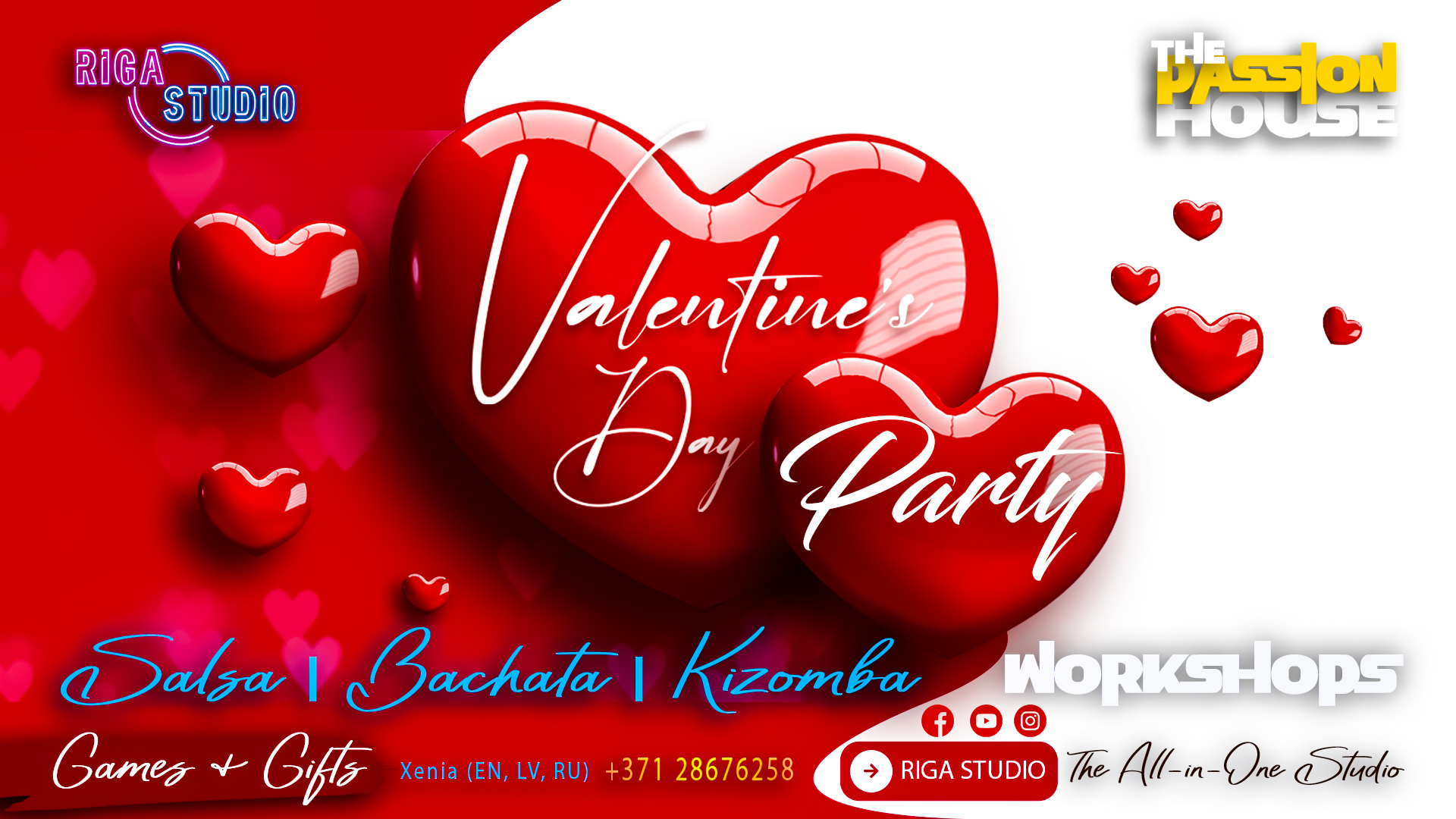 Valentines Dance PARTY - Shows, Gifts & Surprises Riga studio x Urban Sensual
